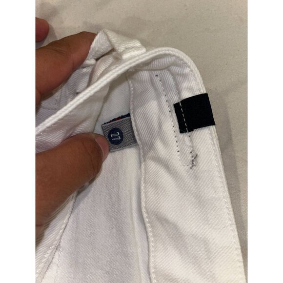 Citizens Of Humanity White Denim Jeans Womens Size 27 Slim Straight Fit Classic - Picture 5 of 9
